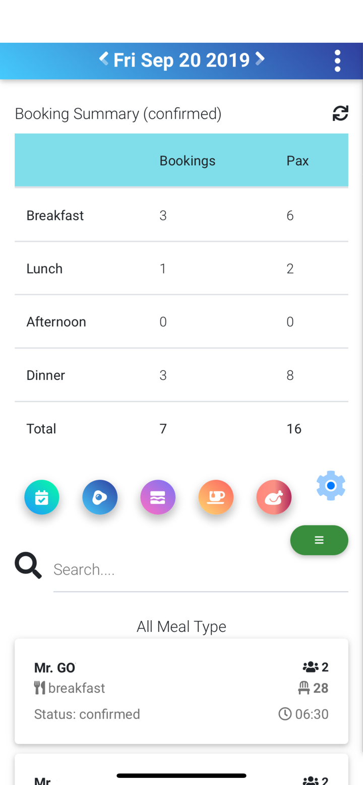 Weeloy Manager screenshot 2