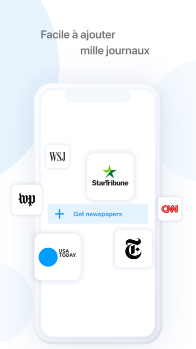 Screenshot #3 pour Newspaper bookmarks: feed news