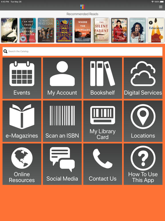 McAllen Public Library iPad screenshot 1 - Book app