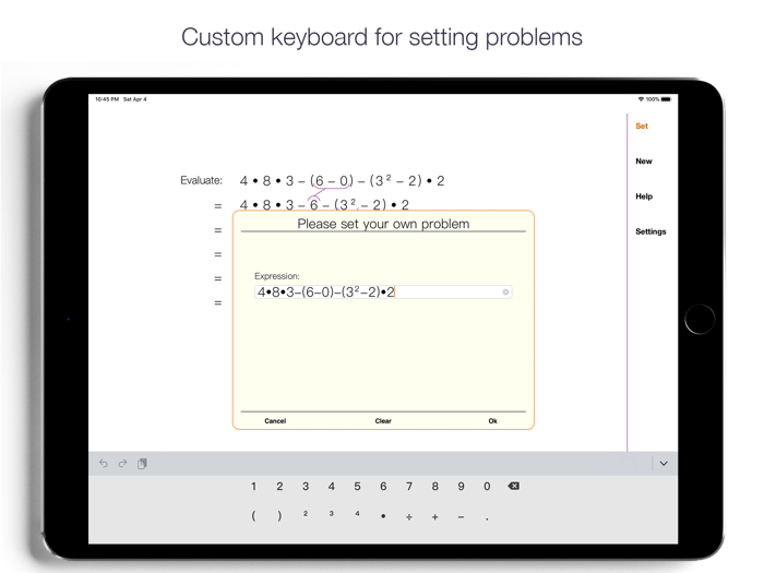 Visual Order of Operations