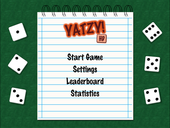 Yatzy HD iPad screenshot 1 - Games app