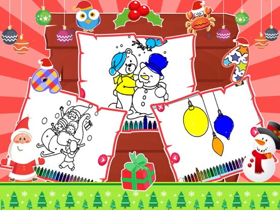 Screenshot #5 pour Noël Livre De Coloriage Jeux