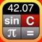 This is a super simple scientific calculator with large buttons