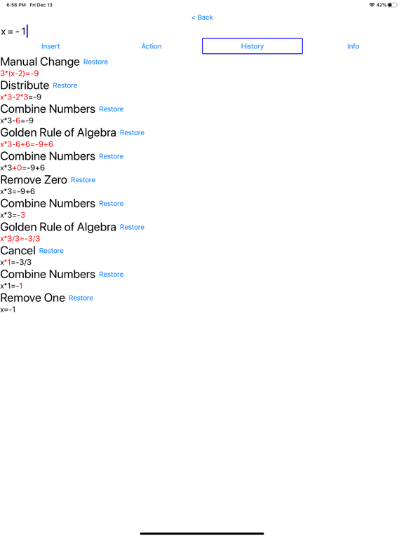 Screenshot #6 pour Algebra Tool