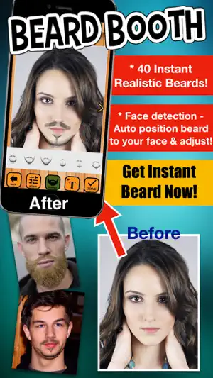 Beard Booth - Photo Editor App screenshot 1
