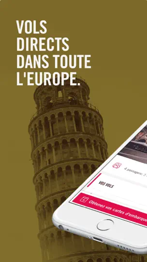 Capture d'écran de Volotea sur iPhone 5
