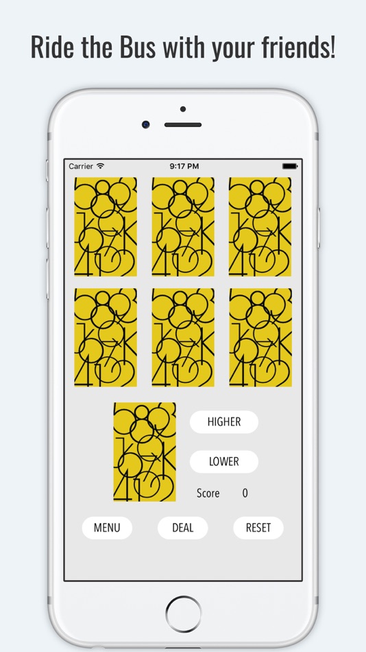 #1. Ride The Bus - Card Game (iOS) Podle: Pat Walsh