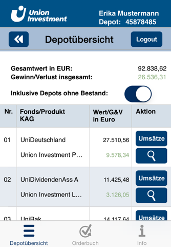 FondsOnline screenshot 2