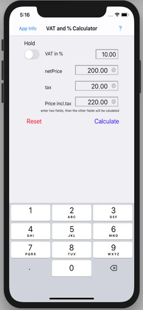 Calculator VAT