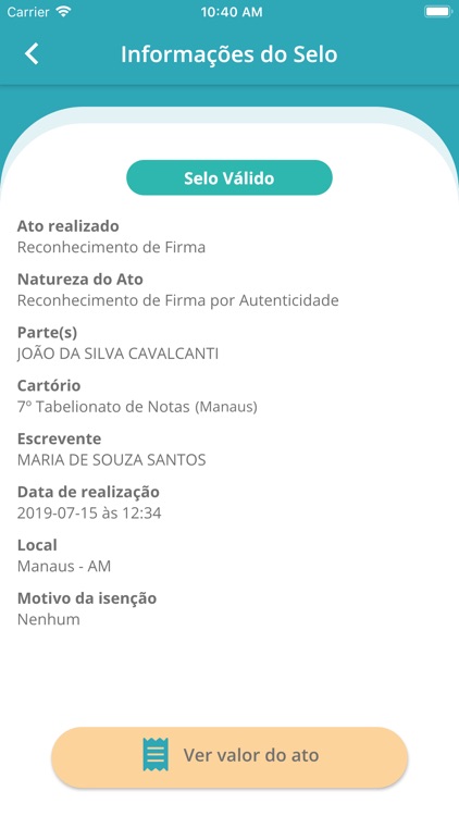 Selo Eletrônico Amazonas