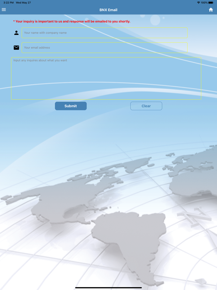 BNX SHIPPING CONTACT