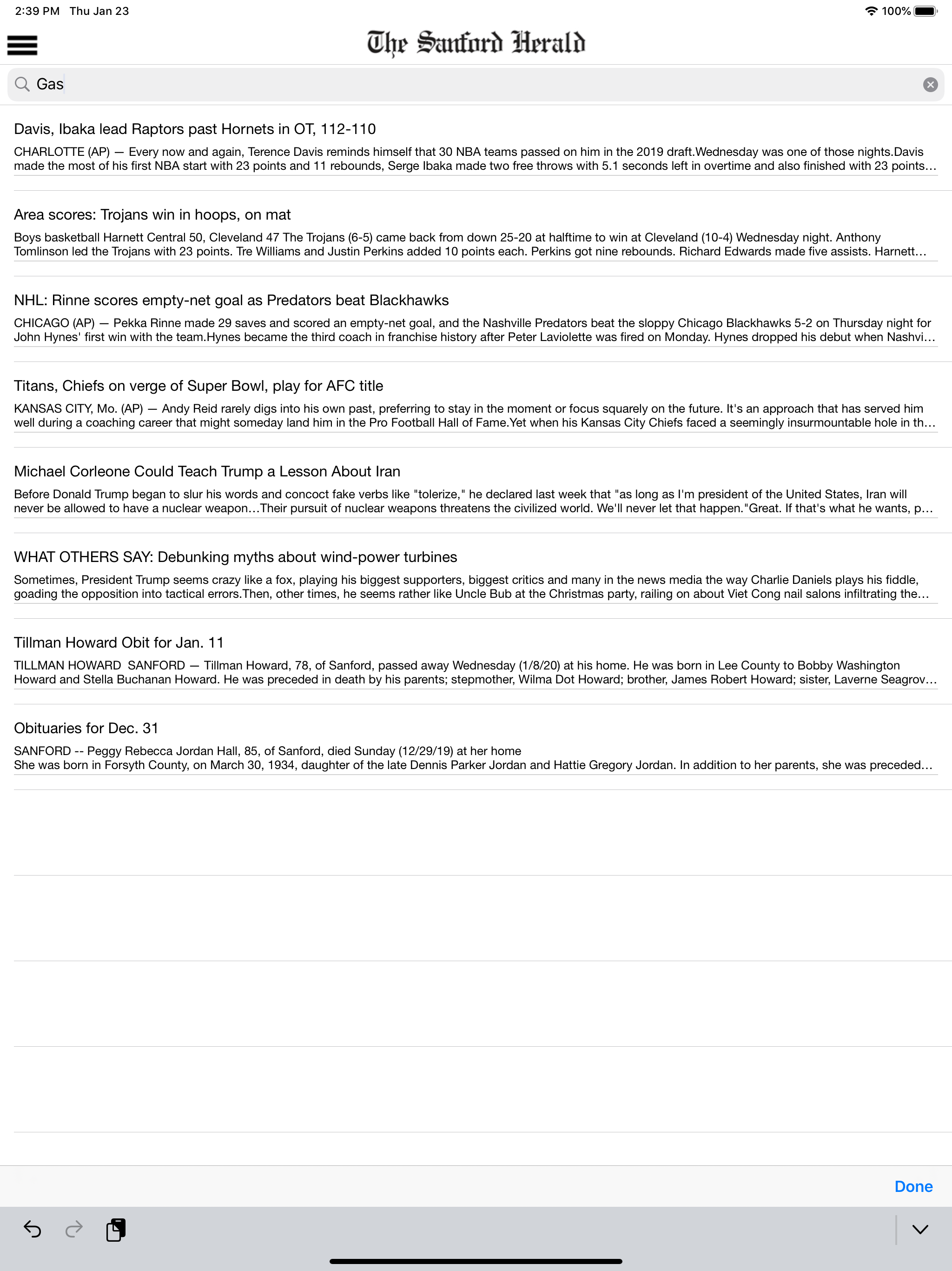 The Sanford Herald