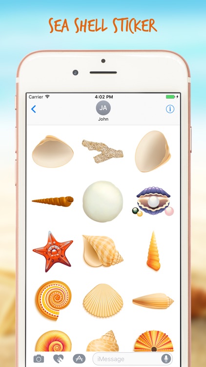 Sea Shell Life Stickers screenshot-3
