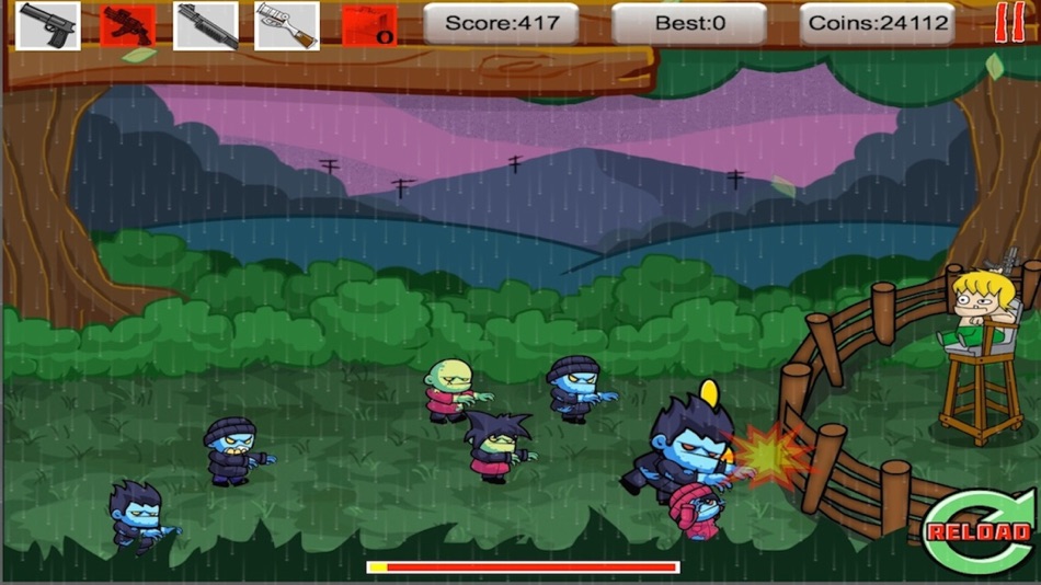 #2. Tiny Zombies The Barricade (iOS) 由: Giuseppe Calcagno