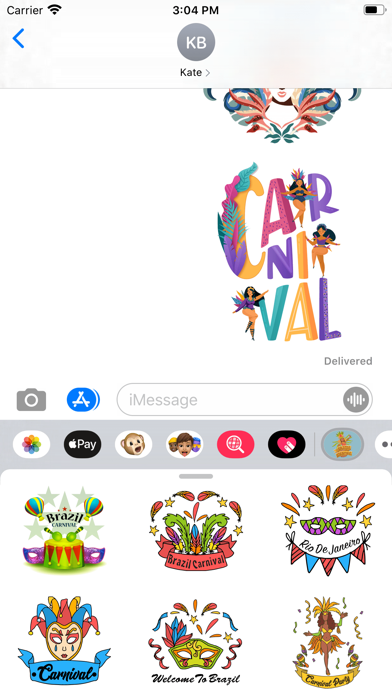 Screenshot #2 pour Brazil Rio De Janeiro Stickers