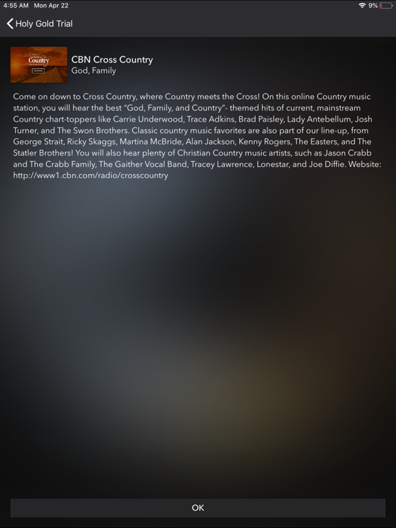 Screenshot #6 pour Holy Gold Radio