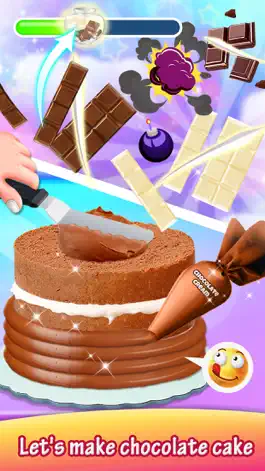 Game screenshot Chocolate Rainbow Cake apk