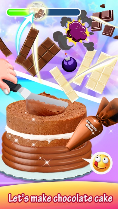 Chocolate Rainbow Cake Screenshot