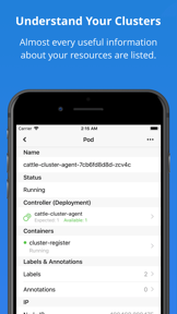 Kuber - Kubernetes Dashboard screenshot