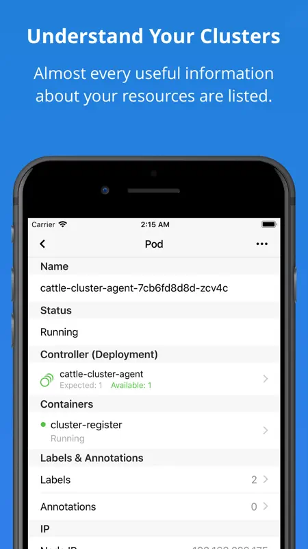 Kuber - Kubernetes Dashboard screenshot 6 of 7
