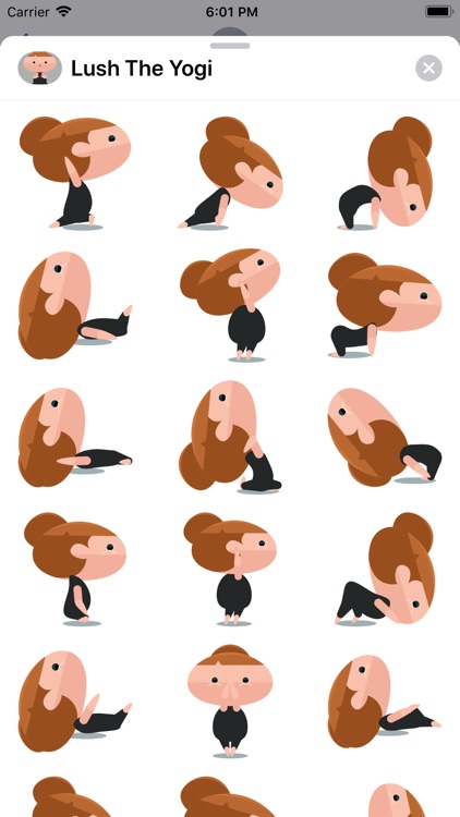 Lush The Yogi Stickers screenshot-5