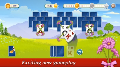 Solitaire TriPeaks Rose Garden Screenshot