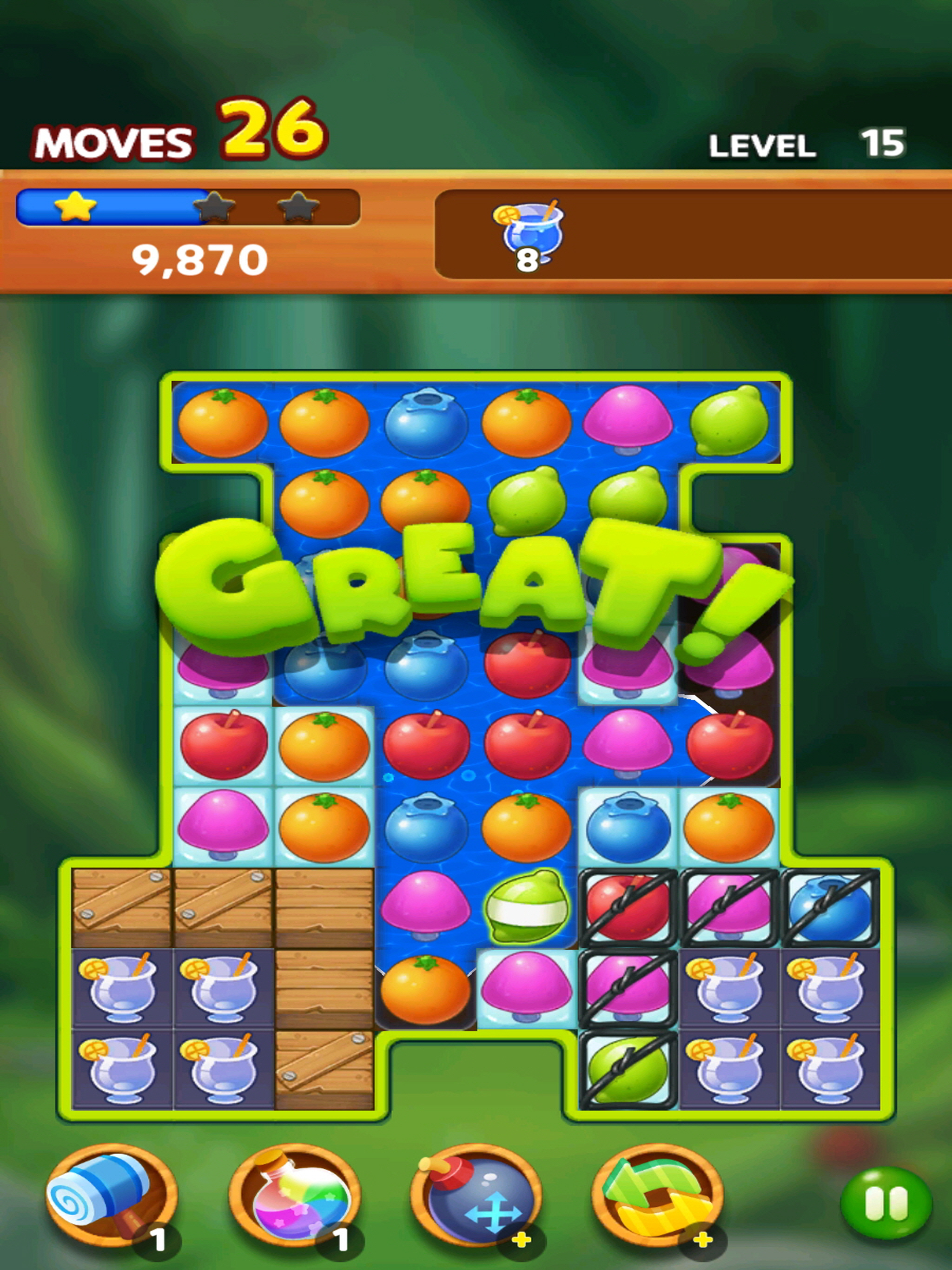 Fruit Magic Match 3 Puzzle