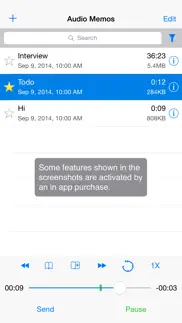 audio memos iphone screenshot 1