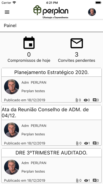 Perplan - Governança Screenshot