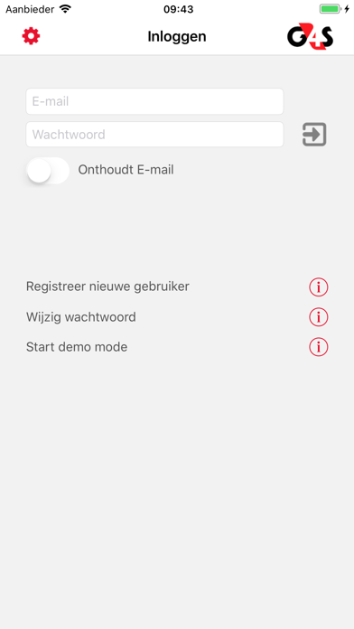 G4S Alarmcentrale Screenshot
