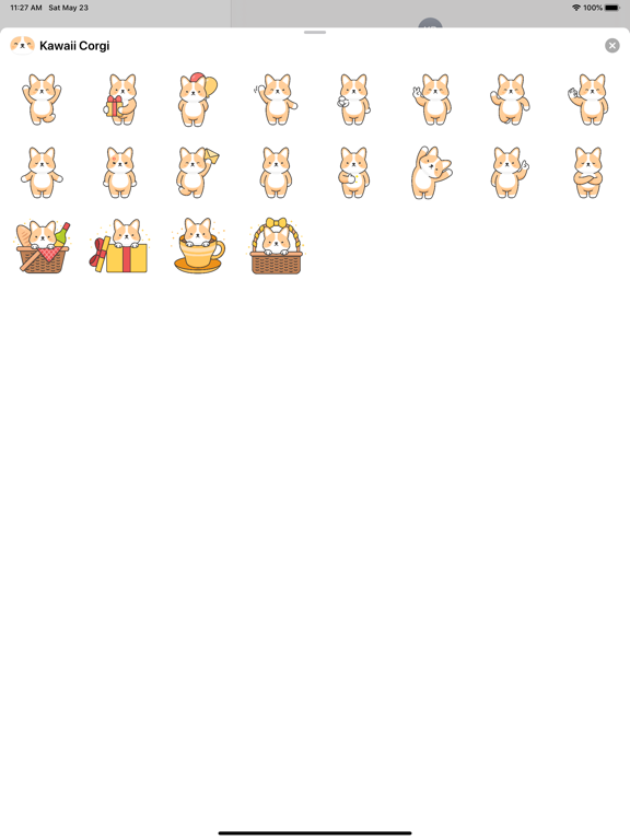 Screenshot #5 pour Kawaii Corgi Welsh Stickers
