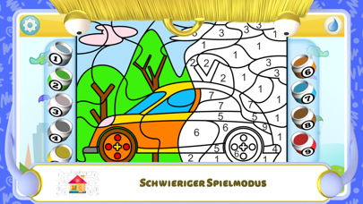 Malen nach Zahlen - Auto