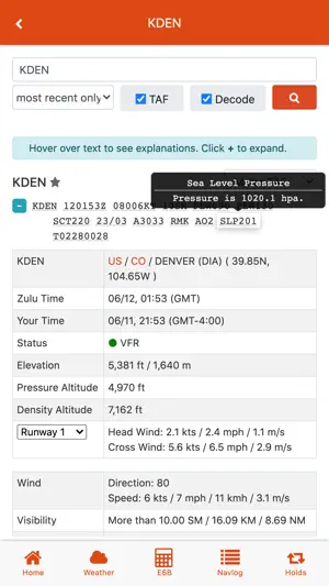 E6BX E6B Flight Computer screenshot 2