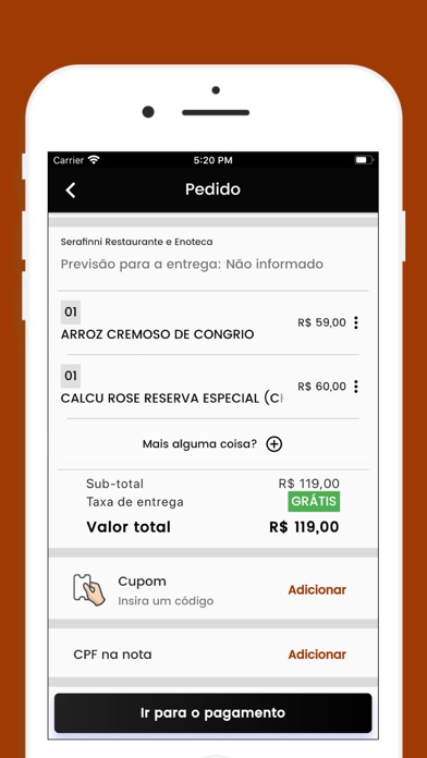 Screenshot #3 pour Serafinni Restaurante Delivery