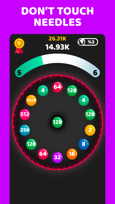 2048 Circle Blast iPhone screenshot 5 - Games app