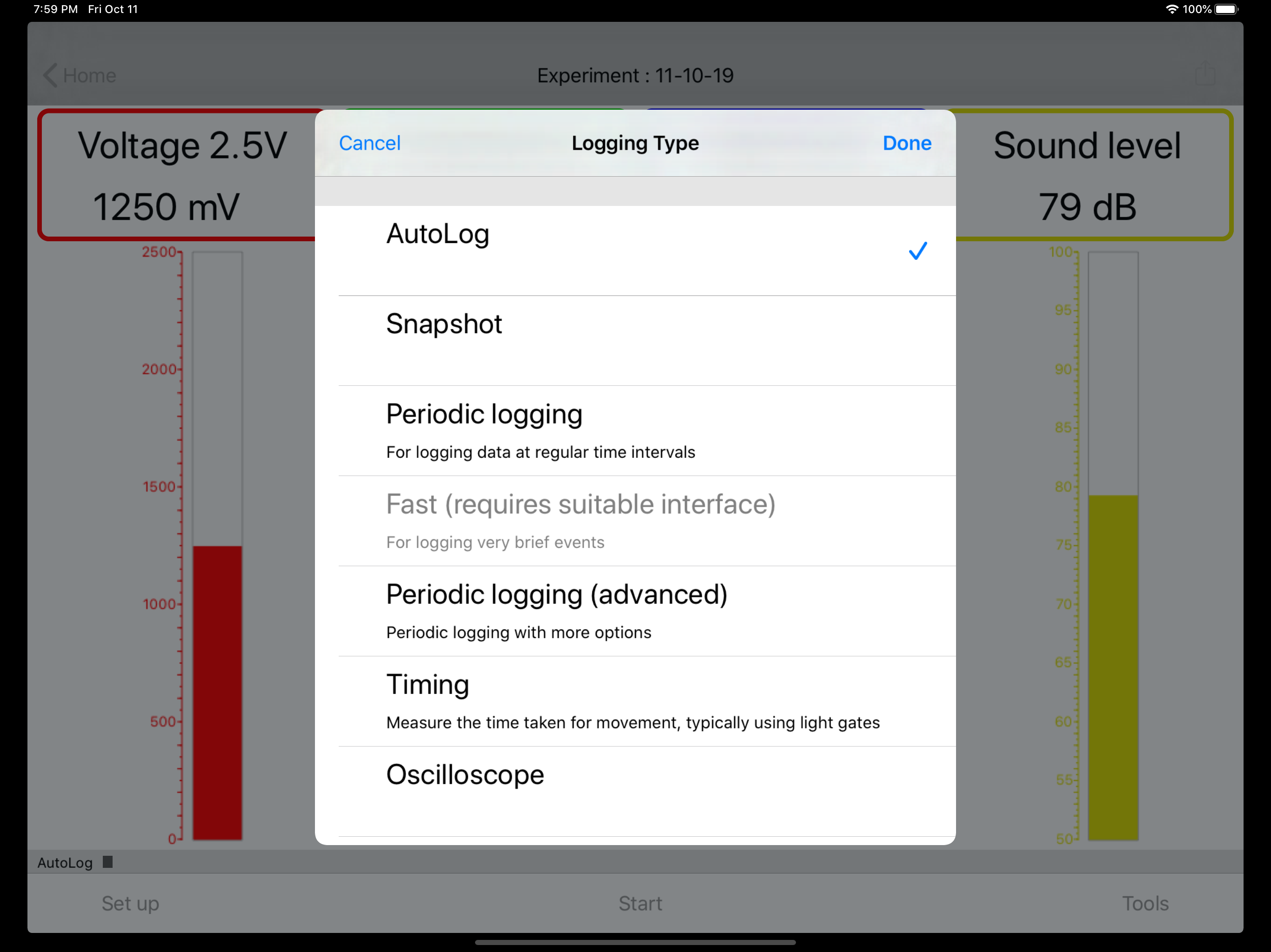 SensorLab screenshot 3