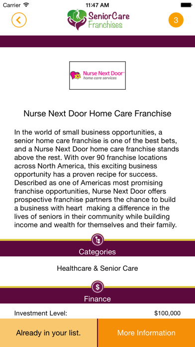 How to cancel & delete Senior Care Franchises from iphone & ipad 4