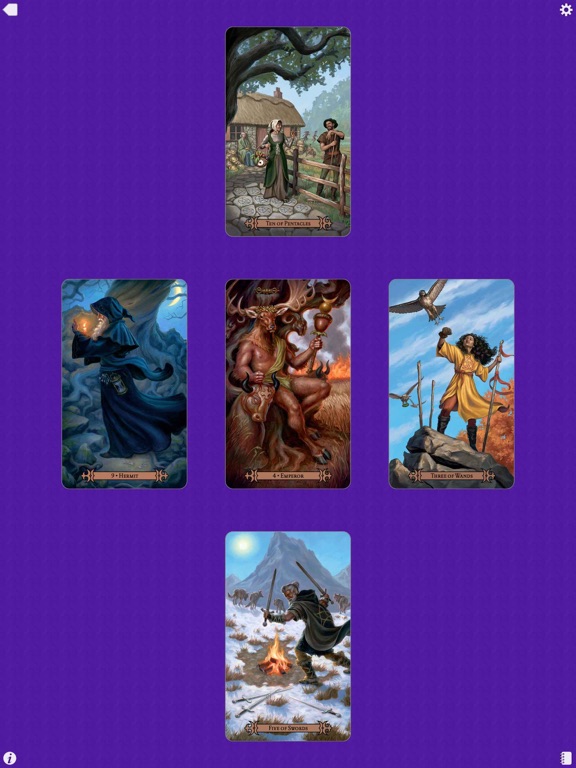 Modern Spellcaster’s Tarot iPad screenshot 5 - Entertainment app