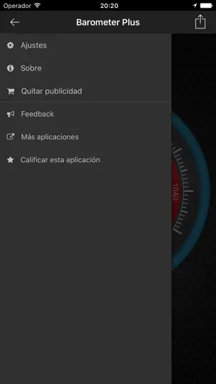 Captura de pantalla de Barómetro Plus - Altímetro PRO en iPhone 2