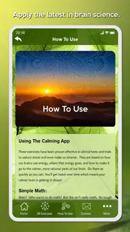 Game screenshot The Calming App apk
