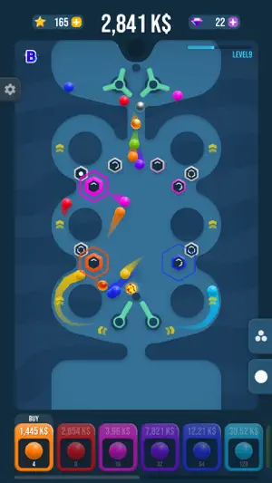Idle Marble Run screenshot 1