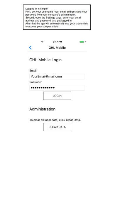 GHL Mobile Screenshot