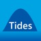 'Tide Table' displays tide prediction information for your current location and for selected locations on your mobile device