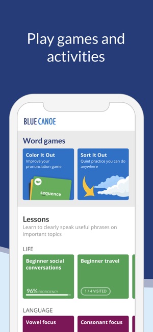 Blue Canoe: Speak English on the App Store