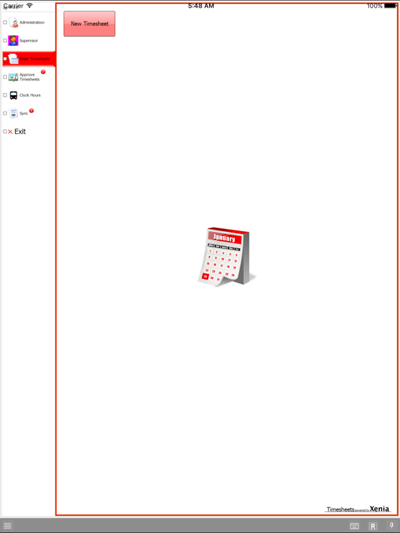 Screenshot #4 pour Xenia Timesheets