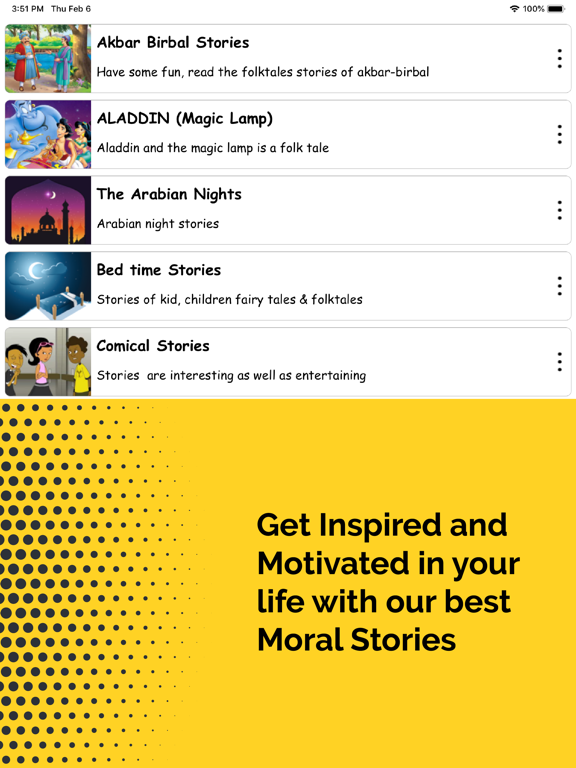Screenshot #5 pour Learn Moral Stories Collection