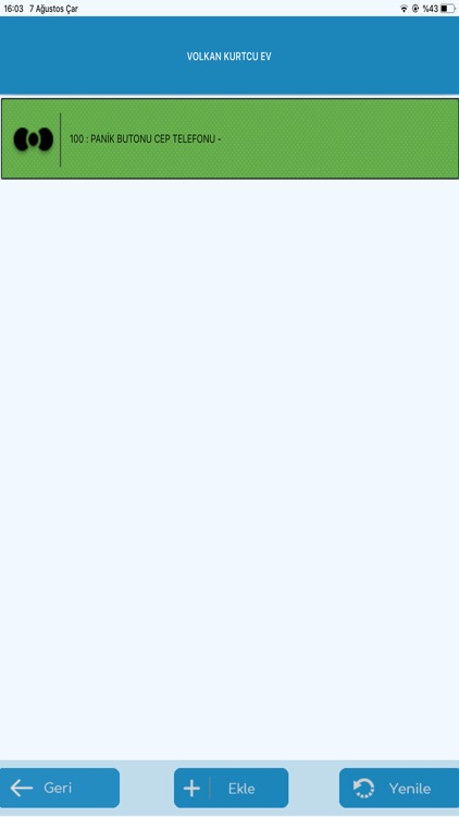 Account Alarm Sinyal Takibi