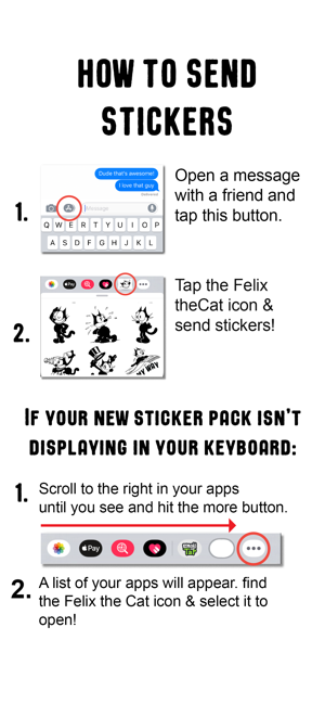 Felix the Cat Classic Stickers(圖5)-速報App