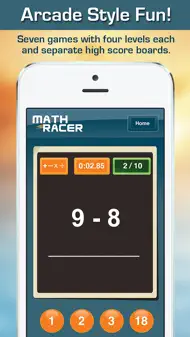 Math Racer Deluxe iphone bilder 1