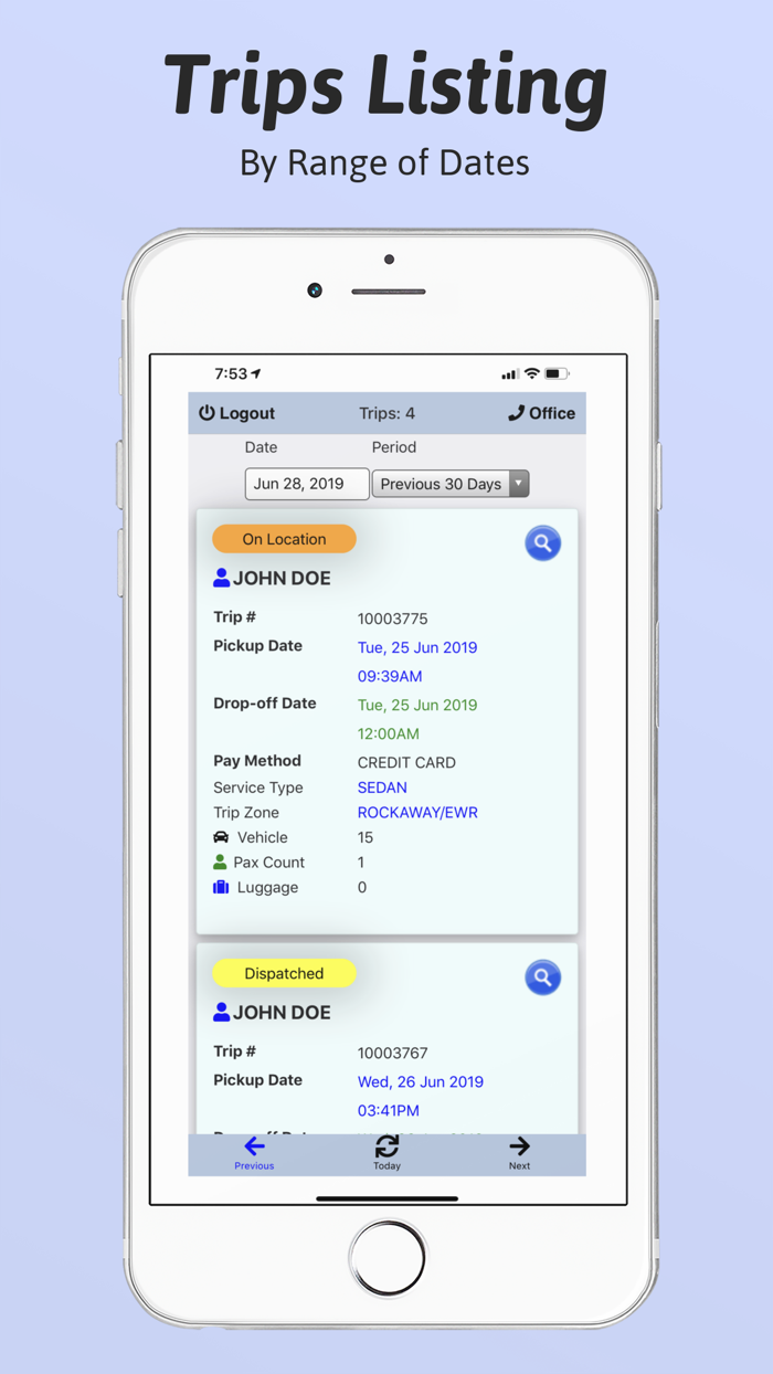 LimoWiz Driver App LWD
